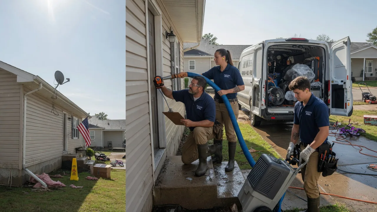Ceiling Water Damage Restoration in Bridgeport, TX near me
